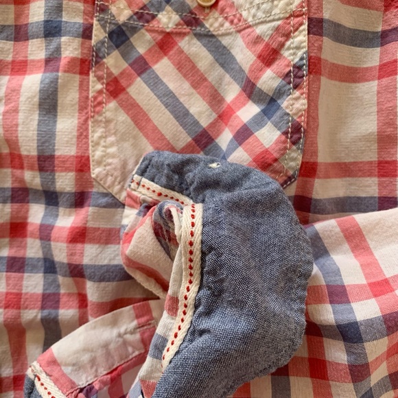 Pink and blue plaid pattern - Picture 3 of 9